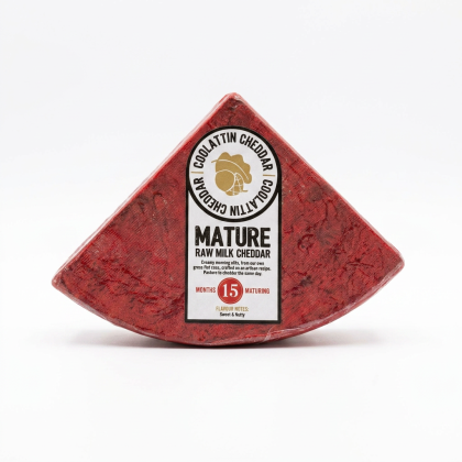 Coolattin Mature Cheddar | Raw Cow's Milk | Animal Rennet | Co. Carlow