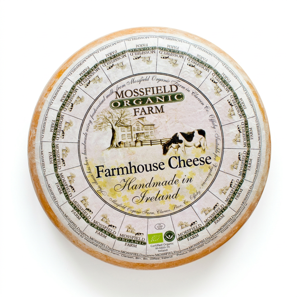 Mossfield Organic Gouda | Cow's Milk | Vegetarian Rennet | Co. Offaly